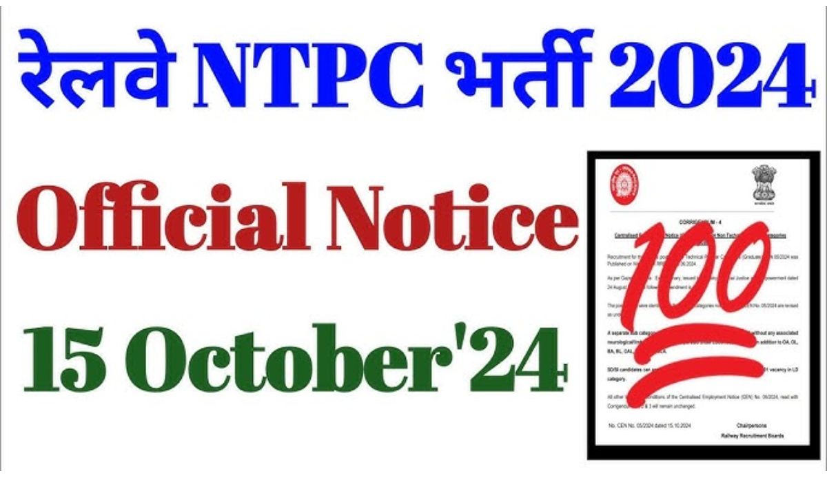 RRB NTPC Recruitment 2024