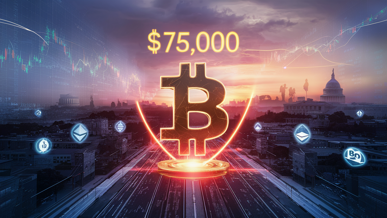 Bitcoin Hits Record High of $75,000