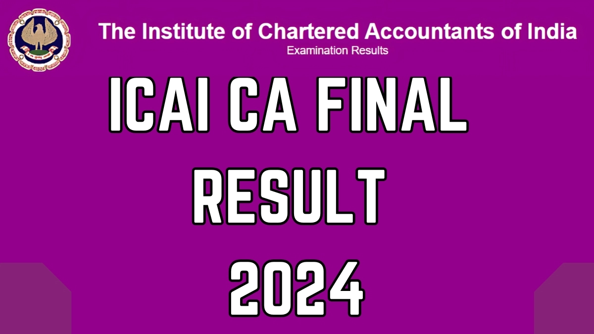 ICAI CA Final Result November 2024