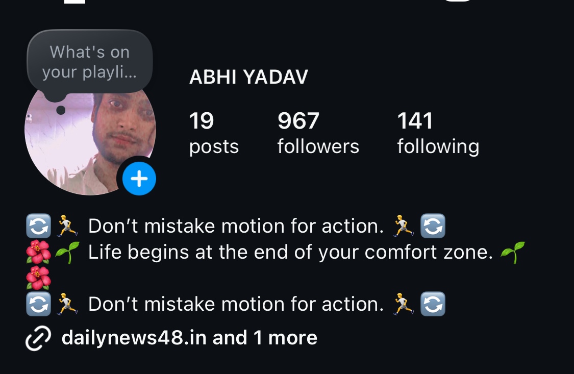 Aesthetic bio for Instagram