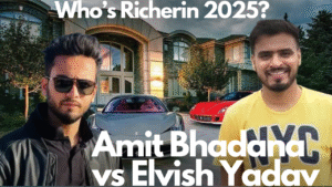 Amit Bhadana vs Elvish Yadav – Who’s Richer in 2025? Net Worth, Cars, Income & Fame Compared!