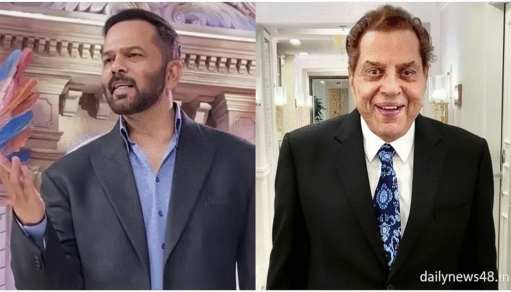 Rohit Shetty Questions Paparazzi About Dharmendra