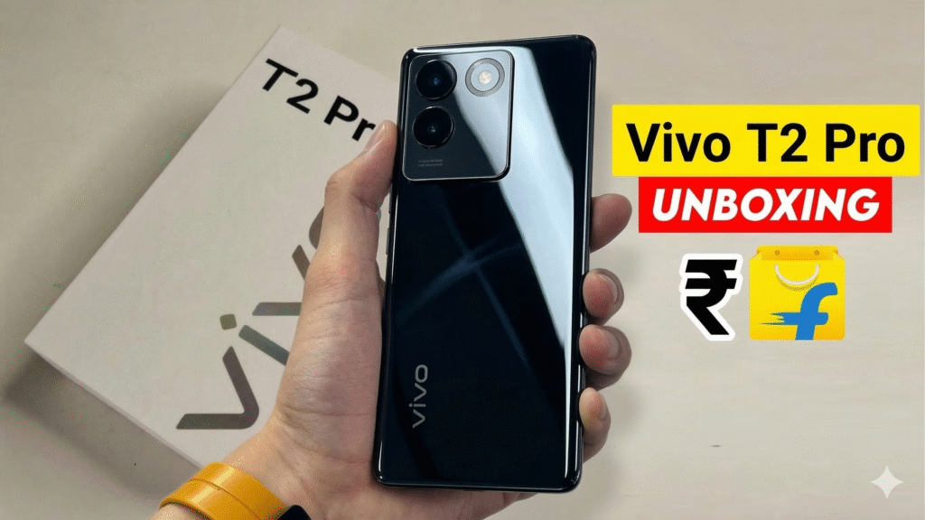 Vivo T2 Pro 5G smartphone with 120Hz AMOLED display and 64MP OIS camera